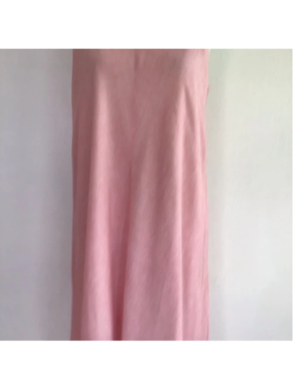 Cremieux Women Elegant Pink and White Striped Spagetti Straps Maxi Dress M